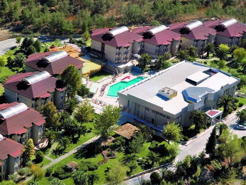Pam Thermal Hotel Clinic & Spa ปามุคคาเล ภายนอก รูปภาพ Aerial view of the complex
